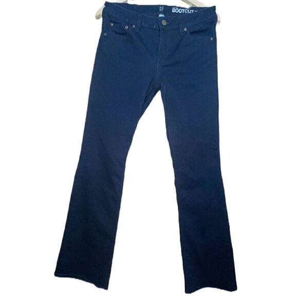 NEW york and company low rise curvy bootcut dark wash jeans - Picture 1 of 6